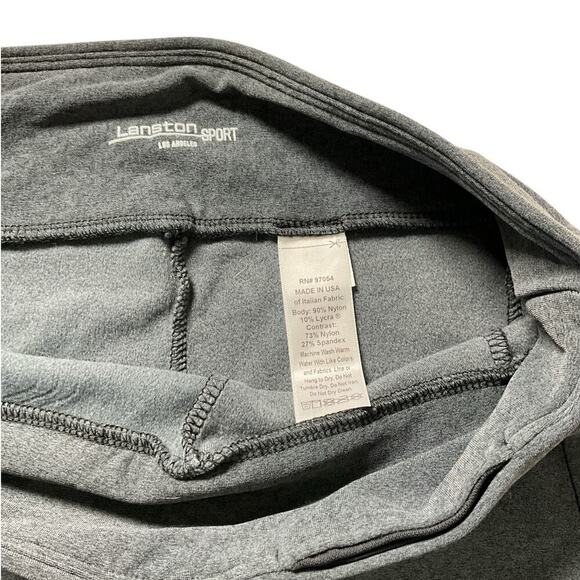 Lanston Sport NWT Dark Gray Size Medium Mesh Sides In Black High Rise - Picture 8 of 10